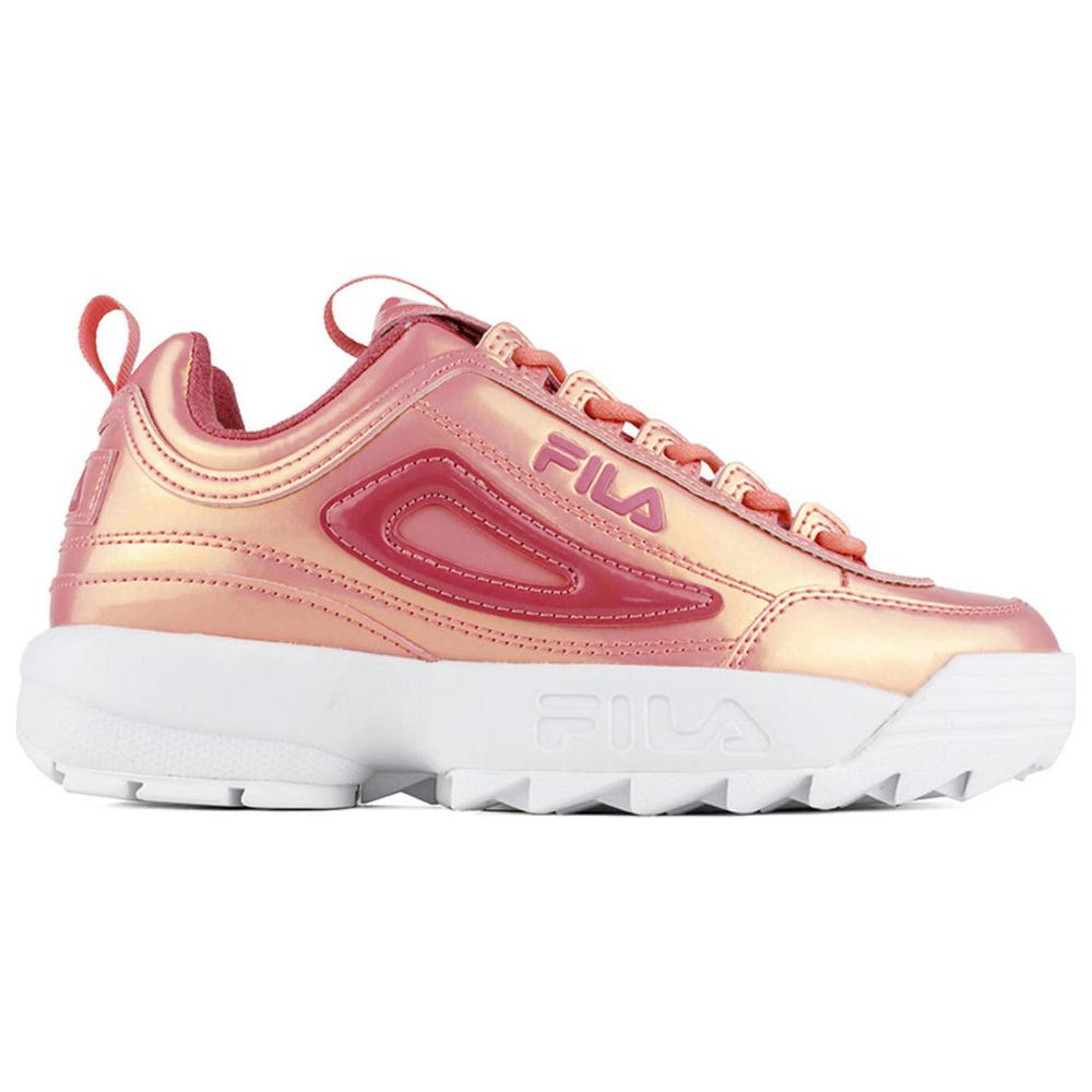 fila pink disruptor ii liquid luster trainers