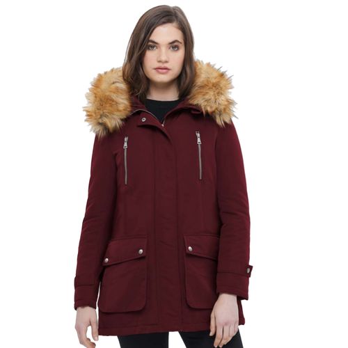 PARKA BRAKU C/PIEL DESMONT EN CAPUCHA 2521190188 MUJER 2521190188 PARKA BRAKU C/PIEL DESMONT EN CAPUCHA 252119018888M